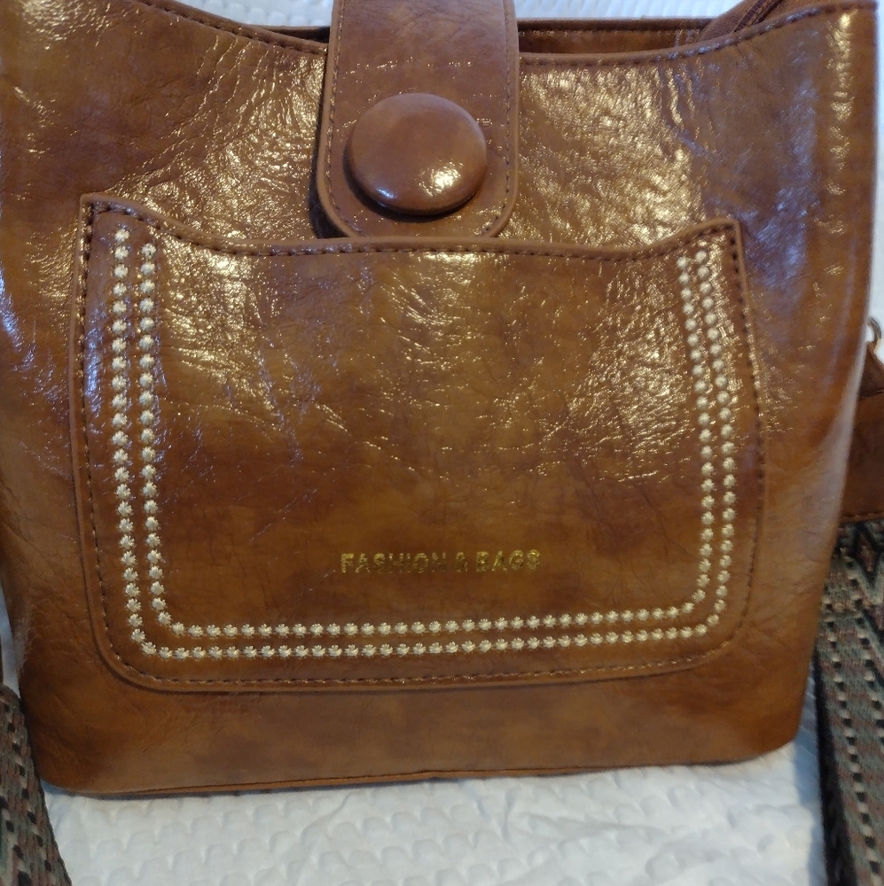 Brown  Crossbody Bag - Picture 2 of 9